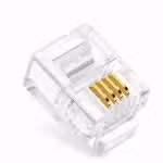 Universal 6P4C RJ11 Modular Plug Connector