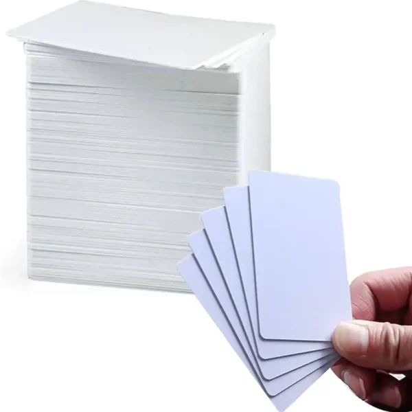 IDP Plain White PVC Cards CR80 ISO 7810