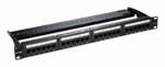 Professional 24-Port Cat6 Patch Panel 1U Rackmount