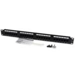 Professional 24-Port Cat6 Patch Panel 1U Rackmount Accessories-444dced2c6ad