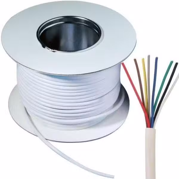 Professional 8 Core Alarm Cable Stranded PVC 100M Roll