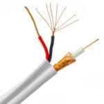 Professional RG59 Cable With Power, 300M, 75 Ohm Siamese Coaxial Cables-fd2780398640
