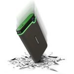 Transcend StoreJet 25M3S 1TB External Hard Drive USB 3.1 Iron Grey