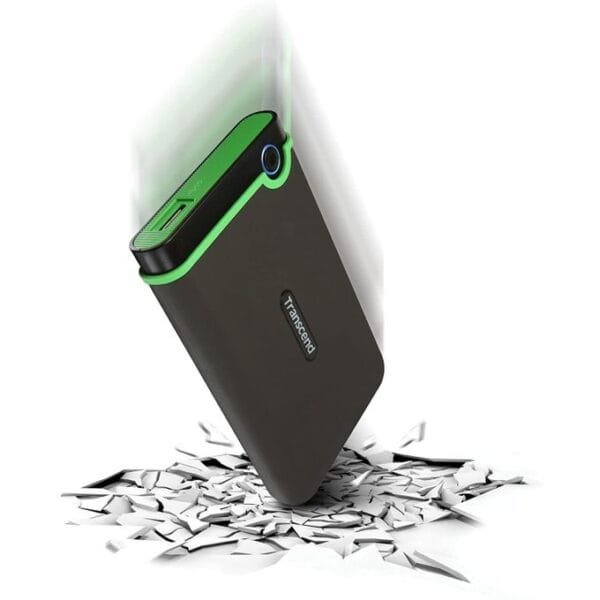 Transcend StoreJet 25M3S 1TB External Hard Drive USB 3.1 Iron Grey