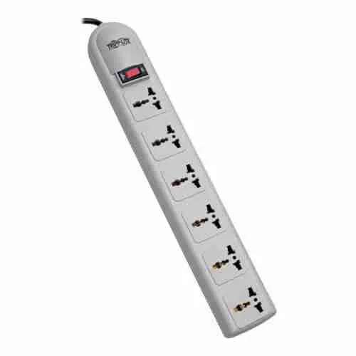 Tripplite 6-Universal Outlet Surge Protector, 230V, 750 Joules, 1.8M Cord