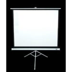 Universal 120-inch Manual Projector Screen, 4:3 Ratio, Matte White Gain 1.1 Projector Screen-243a9dc508ff