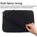 Universal 14-inch Laptop Sleeve, Water-Resistant Neoprene, Black Accessories-ba3bf56bdd2d