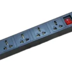 Universal 6-Way Aluminum PDU UK Plug 13A