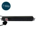 Universal 8-Way Aluminum PDU 1.5U UK Plug - Electricals-fadfc23f143c Electricals-fadfc23f143c-1