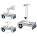 Universal Heavy-Duty Projector Ceiling Mount - 43-65cm Adjustable, 20kg Capacity Projector Screen-759c413964f8