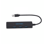 Vention 4-Port USB 3.0 Hub with Micro-USB Power Port