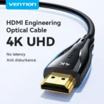 Vention 8K HDMI 2.1 Cable 48Gbps 5m Black AANBJ