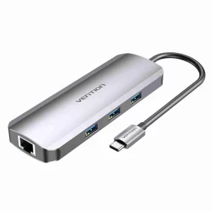 Vention 9-in-1 USB-C Docking Station 4K HDMI, Gigabit Ethernet, PD 100W