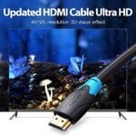 Vention AACBI HDMI Cable 3M 4K 60Hz 18Gbps Black AACBI
