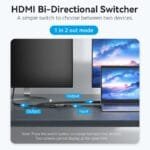 Vention AKOB0 2-Port HDMI Bi-Directional 4K Switcher AKOB0