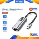 Vention CFNHB USB-C to Gigabit Ethernet Adapter 1000Mbps Aluminum CFNHB
