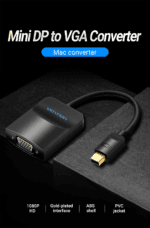 Vention HBDBB Mini DisplayPort to VGA Converter, 1080p, 0.15m HBDBB