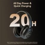 Vention NBBB0 Bluetooth 5.3 Headphones, 300mAh Battery, USB-C Charging NBBB0