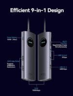 Vention TGDHB 5-in-1 USB-C Docking Station, 3x USB 3.0, Gigabit Ethernet, 100W PD TGDHB