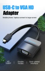 Vention TDDBB USB-C to VGA Adapter 1080p 0.15m Black ABS - Image 2