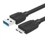 Vention USB 3.0 A Male to B Male Cable 1.5M 5Gbps Black PVC COOBG