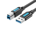 Vention USB 3.0 A Male to B Male Cable 1.5M 5Gbps Black PVC