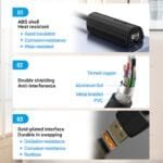 Vention USB Gigabit Adapter, USB 3.0 to RJ45, 1000Mbps, Aluminum Alloy CEWHB