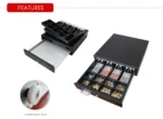 X-POS BC-410 Cash Drawer 5-Note 8-Coin RJ11 24V X-POS Terminals, & Printers-f0be1c4d0afa