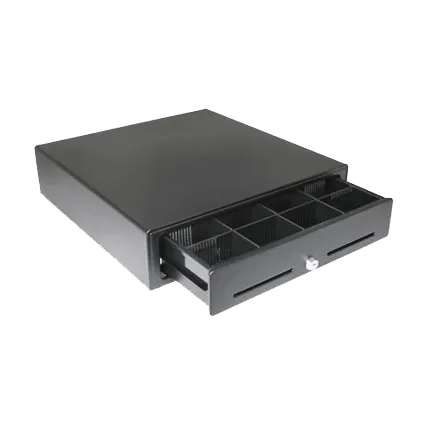X-POS-BCD-410-Cash-Drawer X-POS Heavy Duty 410mm Cash Drawer, 5-Bill/8-Coin, RJ11 Interface