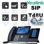 Yealink SIP-T48U 16-Line IP Phone with 7-inch Touchscreen and Dual USB T48U