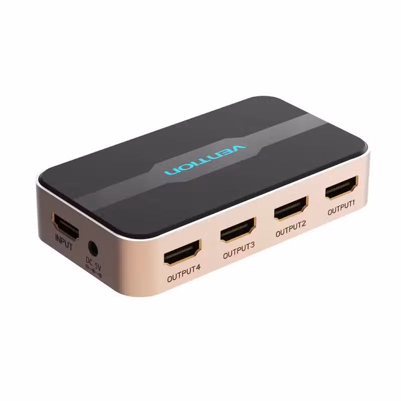 Vention ACCG0 1x4 HDMI Splitter, 4K UHD, 3D Support