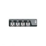 Lightwave LWEXT-72U 7-Way Extension Socket with USB/Type-C 2.1A 3m Cable
