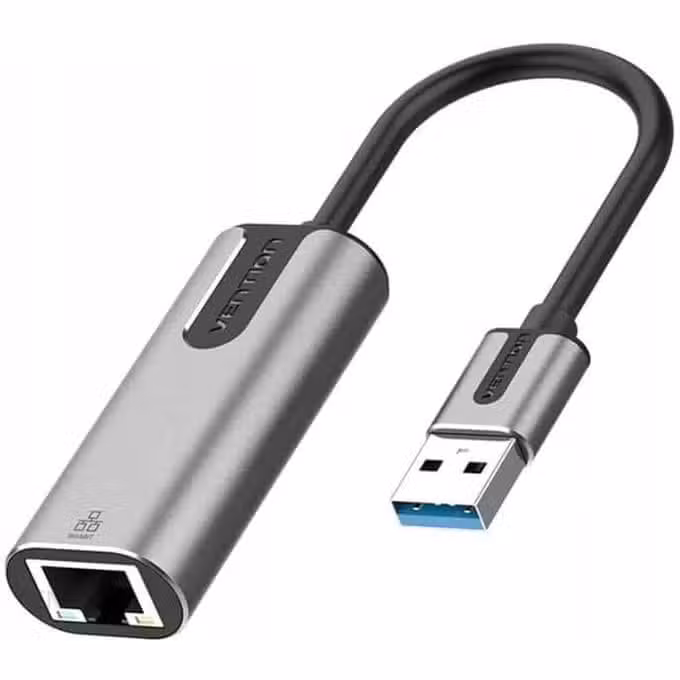 Vention USB Gigabit Adapter, USB 3.0 to RJ45, 1000Mbps, Aluminum Alloy