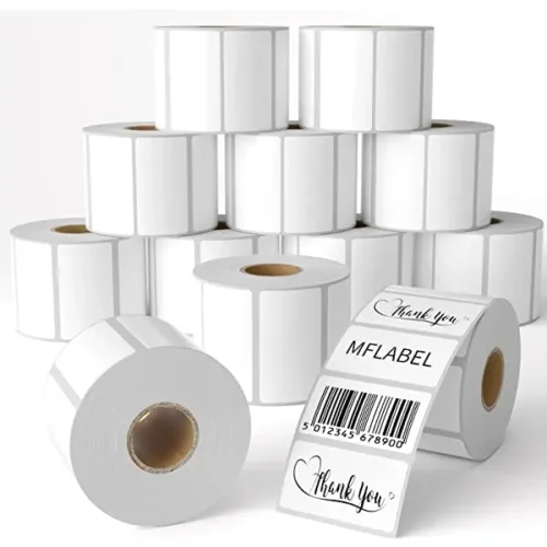 Bixolon Thermal Labels 1" x 1" 2-Across 5000 Labels