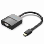 Vention TDDBB USB-C to VGA Adapter 1080p 0.15m Black ABS