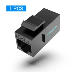 Vention IPGB0 Cat.6 UTP Keystone Jack Coupler Black