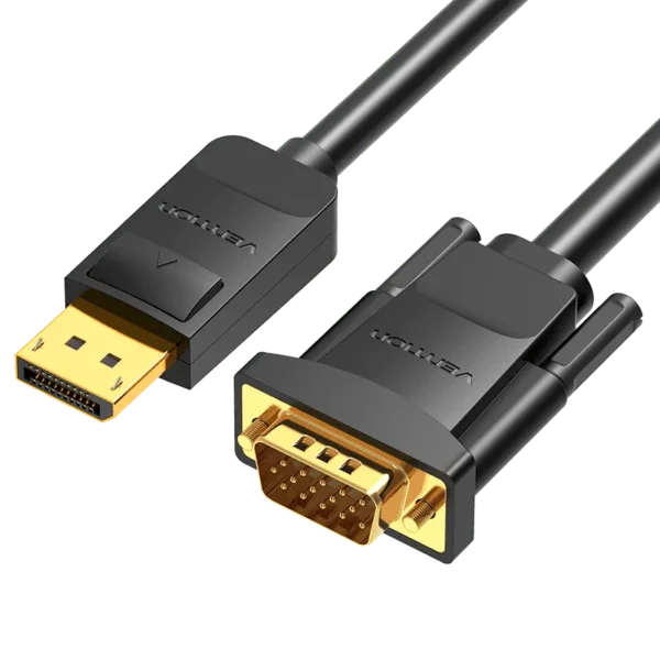 Vention DP to VGA Cable 1.5M 1080p Black