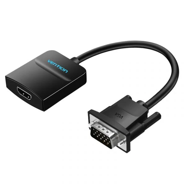 Vention VGA to HDMI Converter with Audio and Micro USB Power 0.15M