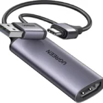 Ugreen CM716 HDMI to USB-A/USB-C Video Capture Card 4K 1080p