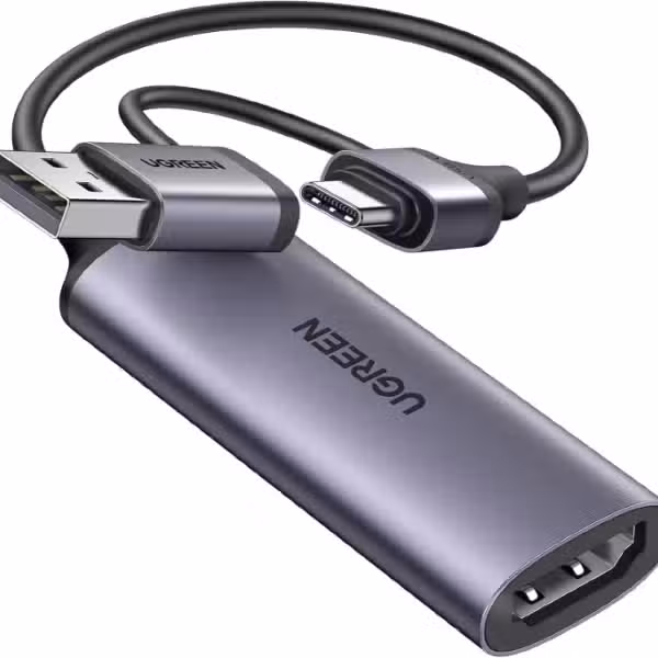 Ugreen CM716 HDMI to USB-A/USB-C Video Capture Card 4K 1080p
