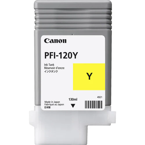 Canon PFI-120 Yellow 130ml Pigment Ink Cartridge