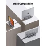 Ugreen LP258 Vertical Laptop Stand Aluminum Adjustable Width - Image 4