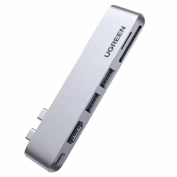 Ugreen CM380 6-in-2 USB-C Hub Thunderbolt 3 4K HDMI 100W PD