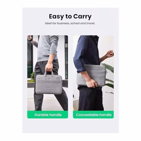 Ugreen LP437 Laptop Sleeve 14-14.9 Inch Water-Resistant Gray