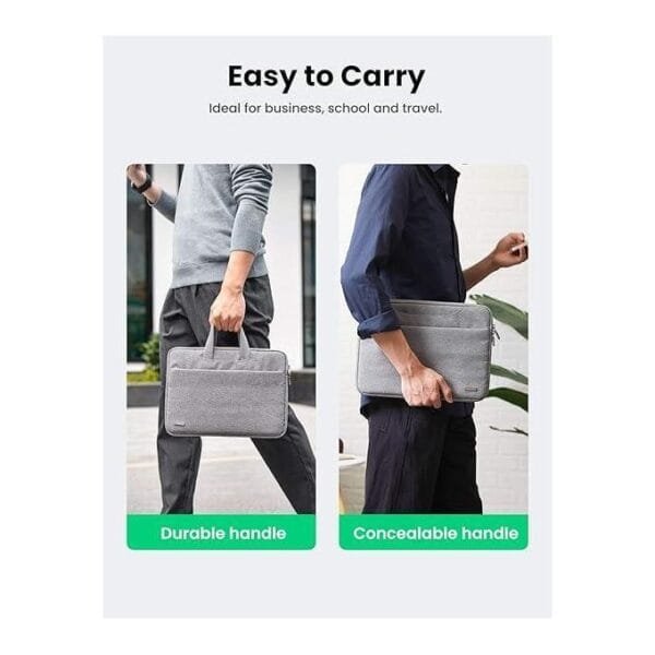 Ugreen LP437 Laptop Sleeve 14-14.9 Inch Water-Resistant Gray