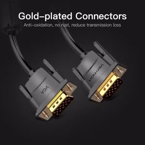 Vention DADBL VGA (3+9) Male to Male Cable 10M