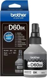 Brother BT-D60BK Ultra High Yield Black Ink Bottle 108ml
