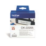 Brother DK-22205 Continuous Paper Tape 62mm x 30.48m DK22205