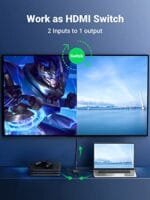 Ugreen CM217 2 In 1 Out HDMI Switcher 4K@60Hz 18Gbps - Image 4