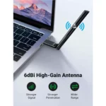 Ugreen AC650 Dual Band 6dBi High Gain Wireless Adapter - Image 2